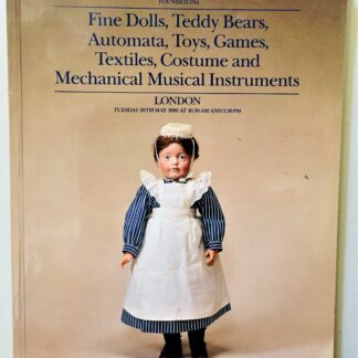 Fine Dolls, Teddy Bears, Automata, Toys, Games, Textiles, Costume and Mechanical Musical Instruments